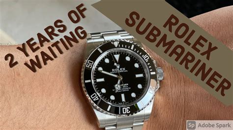 rolex submariner wait time|Rolex waiting list 2024.